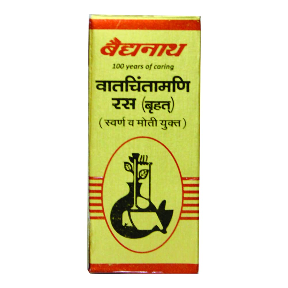 Baidyanath Asli Ayurved Vatchintamani Ras (Brihat) With Gold I For Joint Pain - 5 Tablets