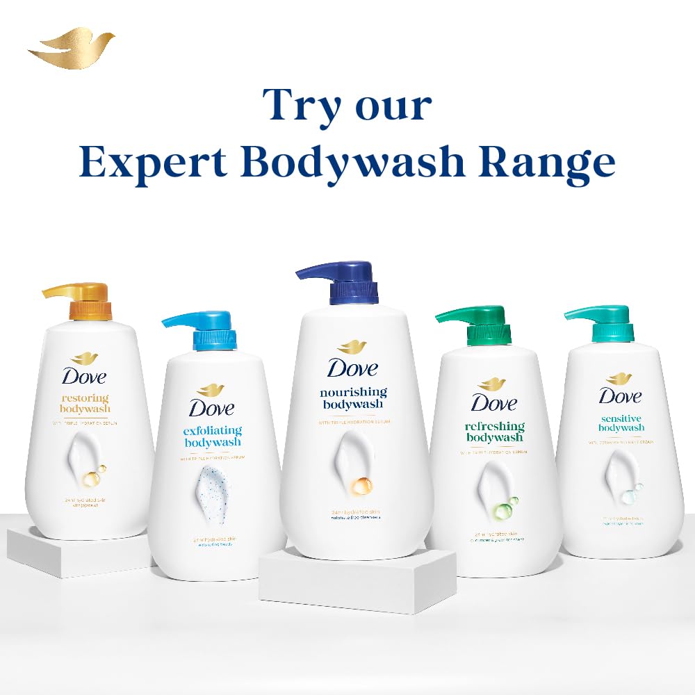 Dove Nourishing Bodywash with Triple Hydration Serum, 825ml