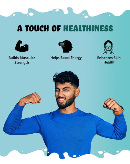 True Elements 8-in-1 Mix Ready-to-Eat Snack, Watermelon, Pumpkin, Sunflower, Flax, Sesame, Almonds, Cashews, Soynuts, High in Protein, 500g