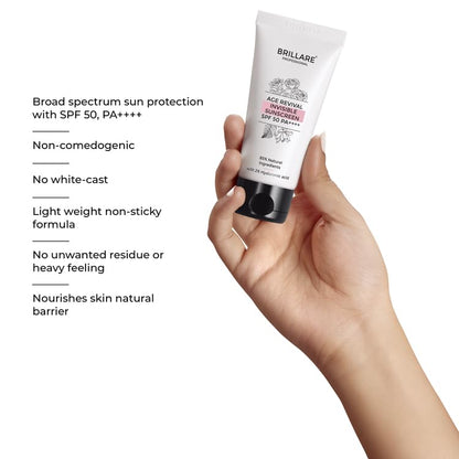 BRILLARE Age Revival INVISIBLE Sunscreen SPF 50