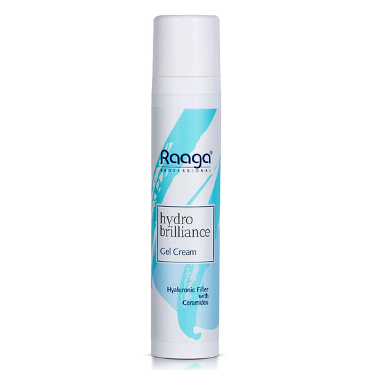 Raaga Professional Hydro Brilliance Gel Cream | Hyaluronic Filler with Ceramides | Paraben Free, Sulphate Free, Dermatologically Tested (55 ml)