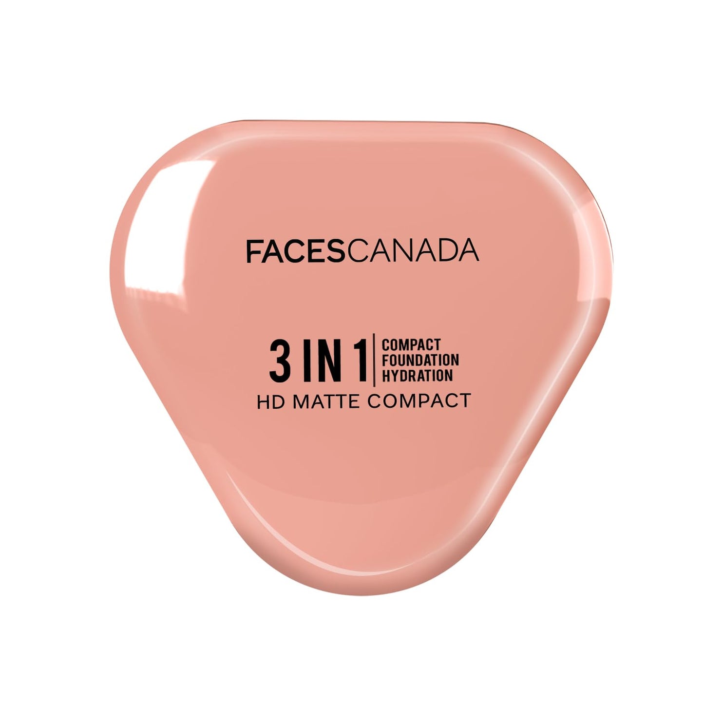 FACES CANADA 3 in 1 HD Matte Compact - Total Beige 03, 8g | Compact + Foundation + Hydration | 8-Hour Stay | Soft Weightless Texture & Silky Coverage | Blends Easily