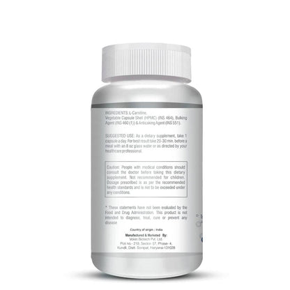 Supplement bottle with label on a white background