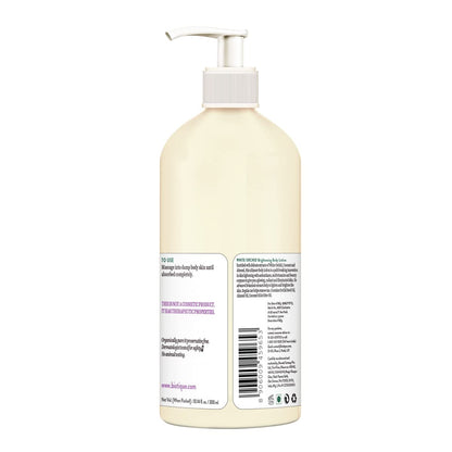 Lotion bottle with pump on a white background