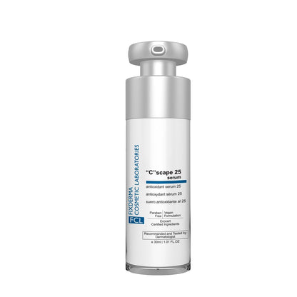 FCL 25% Vitamin C Face Serum & Hyaluronic Acid Serum | Face Serum Vitamin C For Glowing Skin | Reduces Fine Lines, Wrinkles & Age Spots | Suitable For All Skin Types - 30ml
