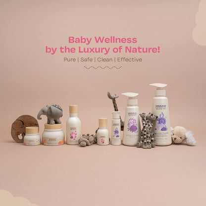 Maate Baby Hair Oil (50 ml) | Enriched With Hibiscus, Bhringraj & Vitamin Rich Almond | For Healthy Hair, Scalp Conditioning, Moisturizes & Soothes | 0-12 Years