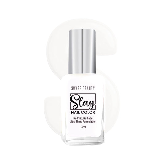 Swiss Beauty Slay Nail Colour – Vibrant, Glossy & Long-Lasting - 13 ML, Top Coat