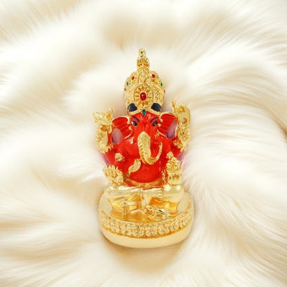 Premium Gold-Plated Siddhi Vinayak Idol � Stunning Ganesh Statue for Spiritual D�cor, Devotion, and Thoughtful Gifting � Radiate Positivity and Elegance