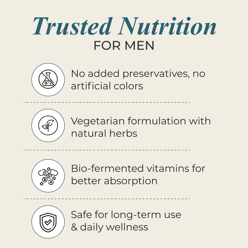 Nutrela Men Superfoods With Whey Protein Powder - 400g, Vanilla Flavor | Everyday Fitness with Biofermented Multivitamins & Whey Protein to support in Bone & Joints Health , Muscle , Heart , Hair & Nails , Ednergy Booster and Mood Stabilizer