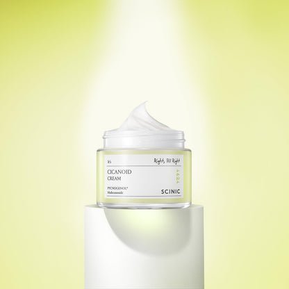 SCINIC Cicanoid Cream, Resilient, Moisturizing, Soothing and anti-aging, Repair skin barrier, Centella Korean Cosmetics - 80ml