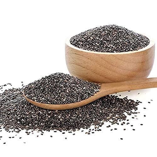MarwarBites Premium Chia Seeds 250g | Raw Unroasted & Cleaned | Natural Plant-Based Superfood Seed For Eating | Ideal for Smoothies, Baking & Cooking