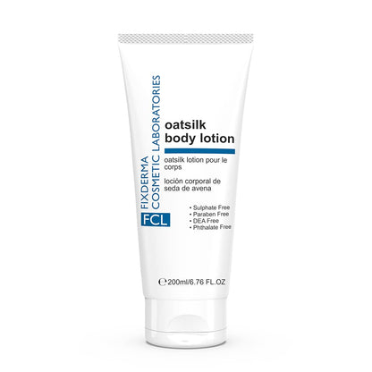 FCL Oatsilk Body Lotion For Dry & Rough Skin | Moisturizing Lotion | Long Lasting Hydration | Nourishes Skin | Soothing Lotion | Reduces Itching | 200Ml