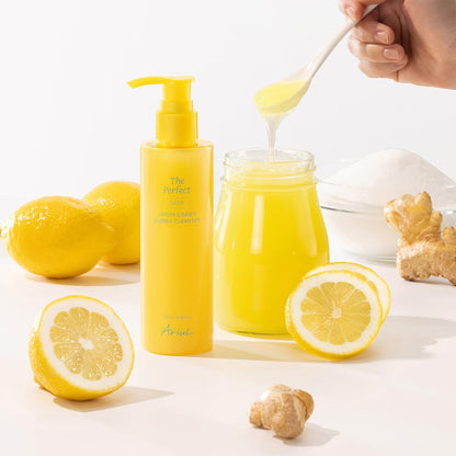 Ariul Lemon Ginger Bubble Cleanser Makeup Remover Honey Toning Brightening