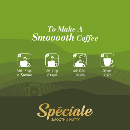 Continental Speciale | Hazelnut Flavoured Coffee | 50 gm Jar | Makes 25 Cups | Instant flavored coffee powder for both Hot & Cold Coffee | Medium Roast