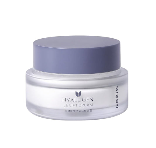 MIZON Hyalugen Le Lift Cream with Hyaluronic Acid and Marine Collagen Deep Hydration Total Care Youthful Skin Revitalizing Korean Skincare - 50 ml