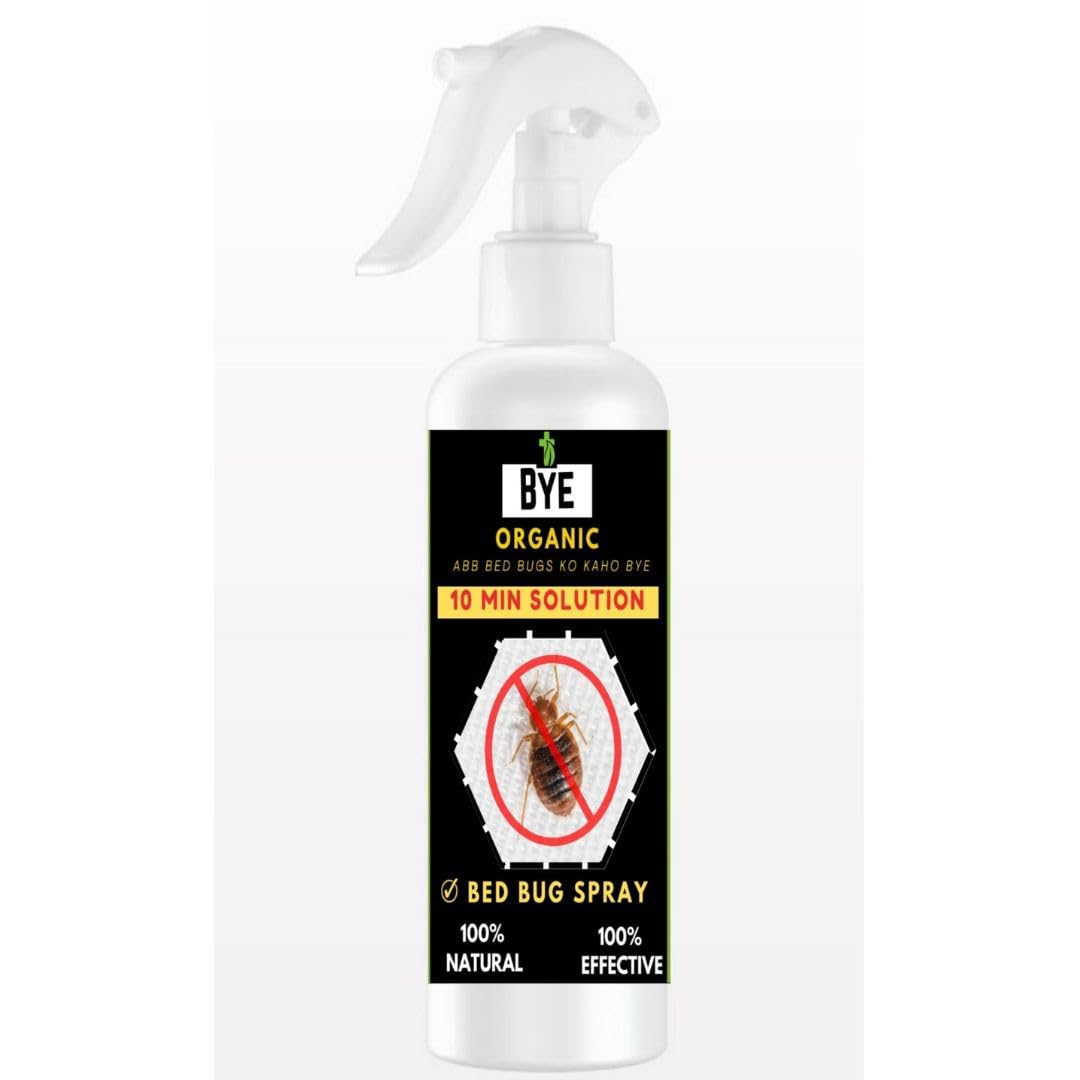 Bed Bug Spray - Natural & Non-Toxic | Repels Bed Bugs, Eggs & Dust Mites | Safe for Mattress, Home & Travel | Child & Pet Safe | 200ml