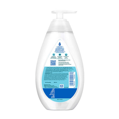 Johnson's Baby Nourishing Milk & Rice Wash & Shampoo 500ml | 2-in-1 Baby Cleanser | No More Tears | Milk Protein & Rice Extracts | Hypoallergenic | pH Balanced | Paraben, Dye, Sulphate & Phthalate Free | For Newborns & Sensitive Skin