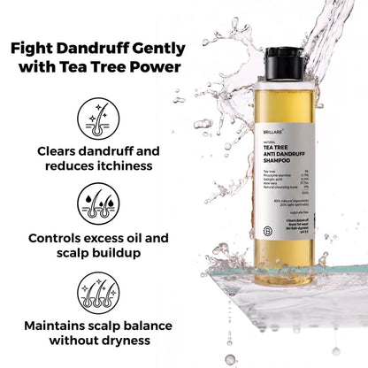 Brillare Tea Tree Anti Dandruff Shampoo - 200ml