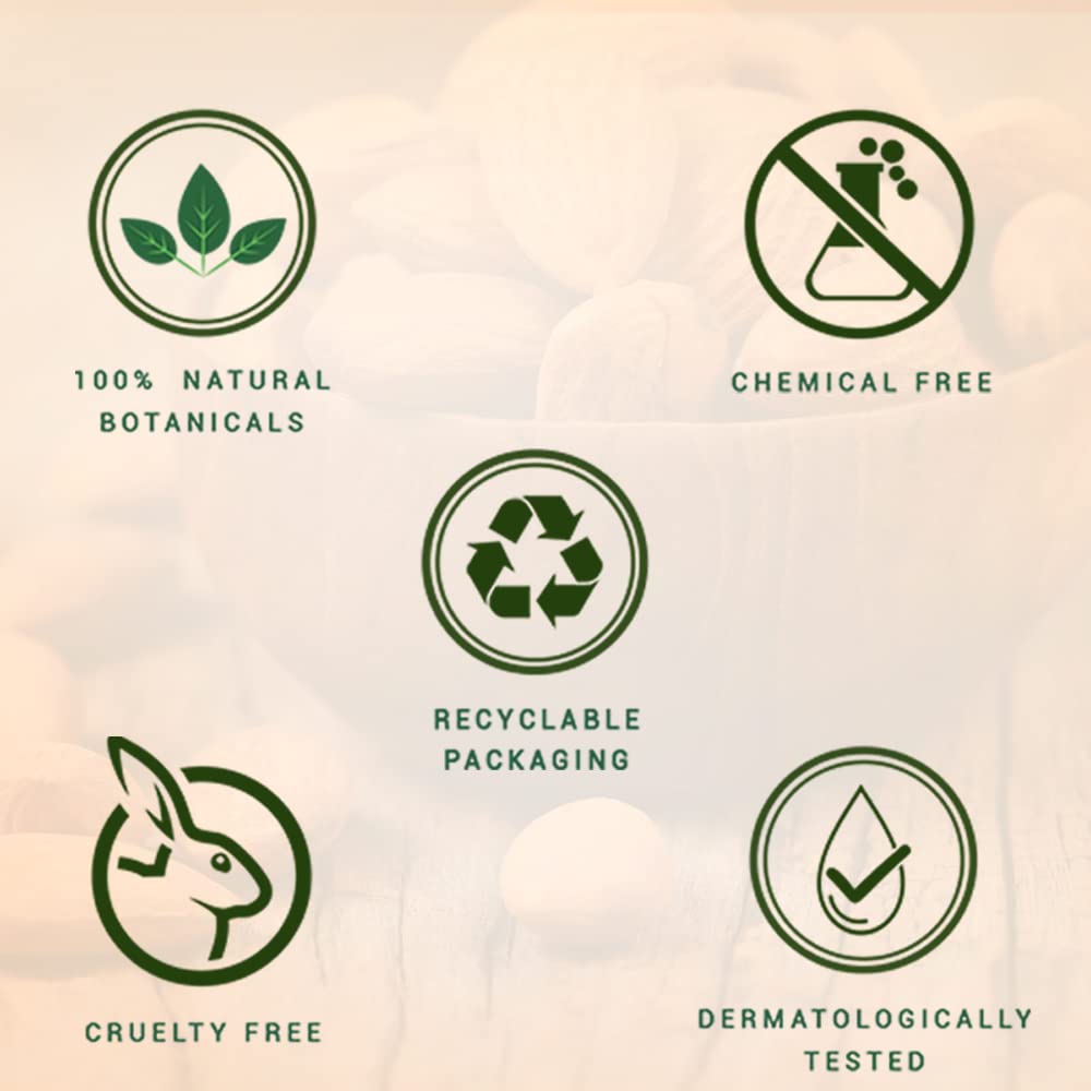 Biotique Almond Anti-Ageing Eye Cream| Ayurvedic and Organically Pure| Under Eye Cream for Dark Circles| Reduces Puffiness and Wrinkles |100% Botanical Extracts| Suitable for All Skin Types | 15gm