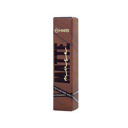 MARS Matte Muse Mousse Lipstick (3ml) (04-TREND SETTER) with Doe-Foot Applicator | Highly Pigmented | Smooth Texture | Hydrating Formula | Blurry Lips Effect