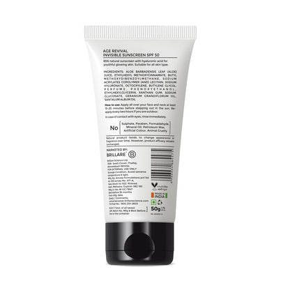 BRILLARE Age Revival INVISIBLE Sunscreen SPF 50