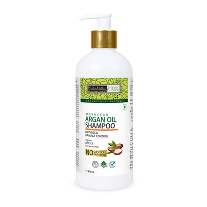INDUS VALLEY Argan Oil Shampoo for Dryness & Damage Control - (500ml)