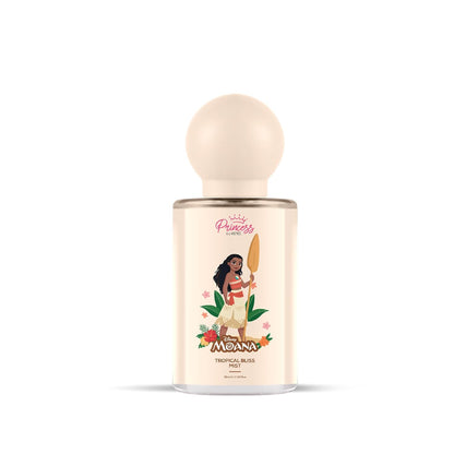 Princess by RENEE Disney Moana Tropical Bliss Fragrance Body Mist, Mild & Long Lasting Scent with Fruity & Floral Notes of Juicy Melon & Sweet Vanilla, Dermatologically Tested, Cruelty-Free, 30ml
