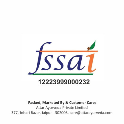 FSSAI logo with contact information on a white background