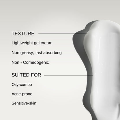 The Formularx Barrier Relief Ceramide Lightweight Moisturizer With Niacinamide & Hyaluronic Acid | For Oily, Combination, Dehydrated, Acne Prone, Sensitive Skin | 50 Gram