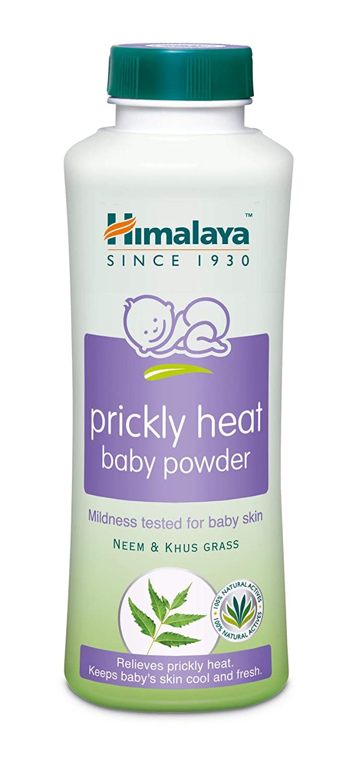 Himalaya Prickly Heat Baby Powder 200g | with Neem, Yashad Bhasma, and Vetiver | Relieves prickly heat | with Neem, Yashad Bhasma, and Vetiver, Relieves prickly heat
