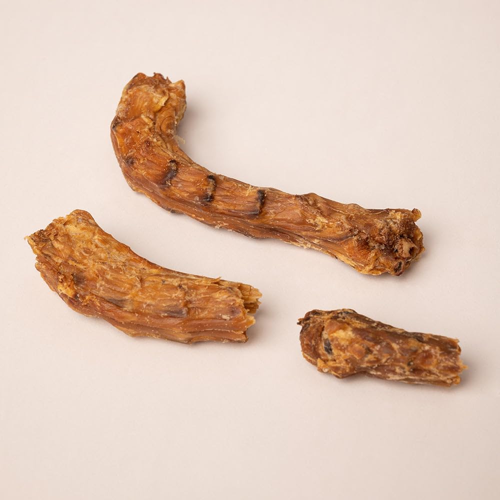 Heads Up For Tails HUFT Sara's Doggie Dehydrated Chicken Neck - 70 g |No Additives, Antibiotics Or Hormones|No Preservatives | Dog Treats for Adult, Puppy| Wafer