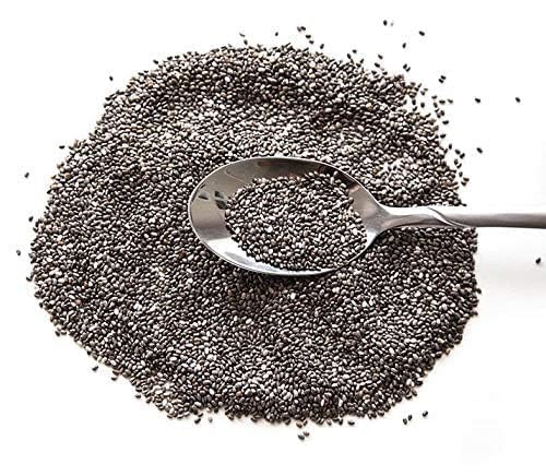 MarwarBites Premium Chia Seeds 250g | Raw Unroasted & Cleaned | Natural Plant-Based Superfood Seed For Eating | Ideal for Smoothies, Baking & Cooking