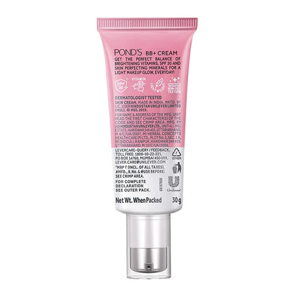 POND'S BB+ Cream|| Instant Spot Coverage + Light Make-up Glow|| Ivory 30g