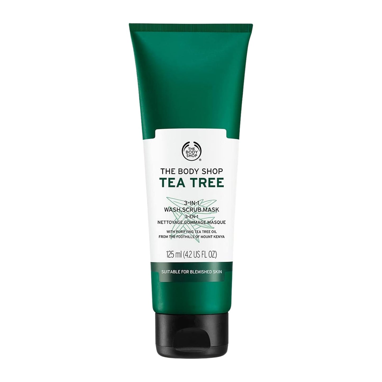 The Body Shop Tea Tree 3 in 1 Wash Scrub Mask, 125ml