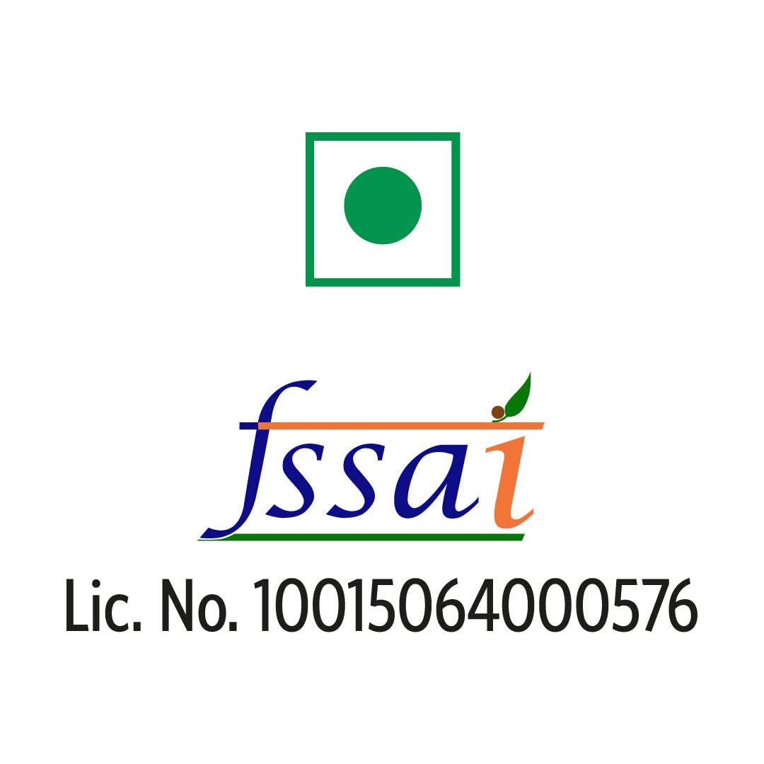 FSSAI logo with a green square and text on a white background
