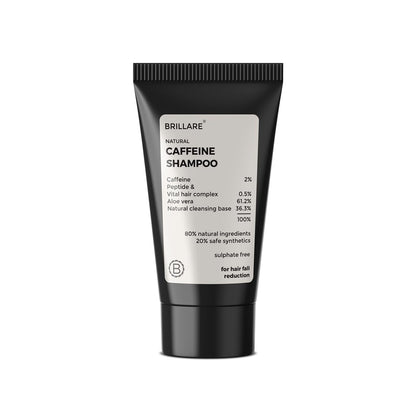 Brillare Mini Caffeine Shampoo For Reducing Hair Loss And Breakage (12 ML)