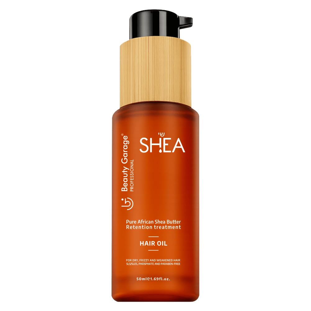 Beauty Garage Pure African Shea Butter Retention Treatment Hair Oil 50ml