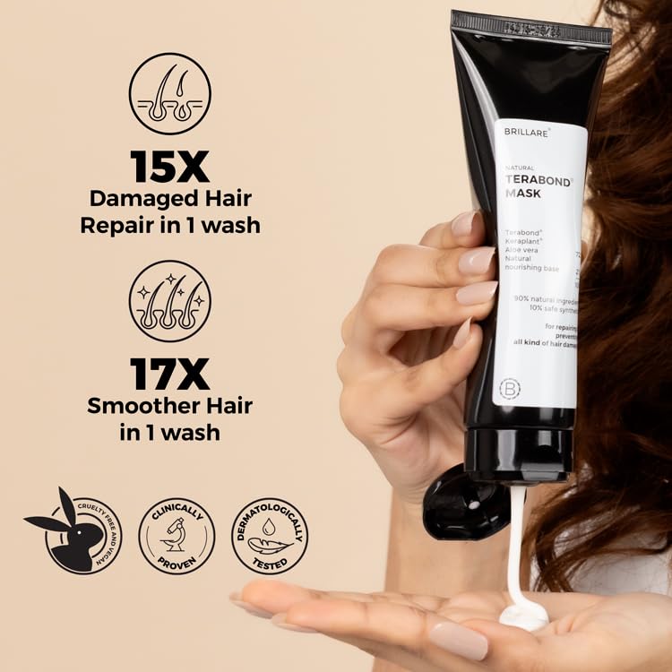 Brillare Terabond Mask Revitalize & Strengthen Hair with Advanced Bond Repair Formula for Ultimate Shine & Resilience