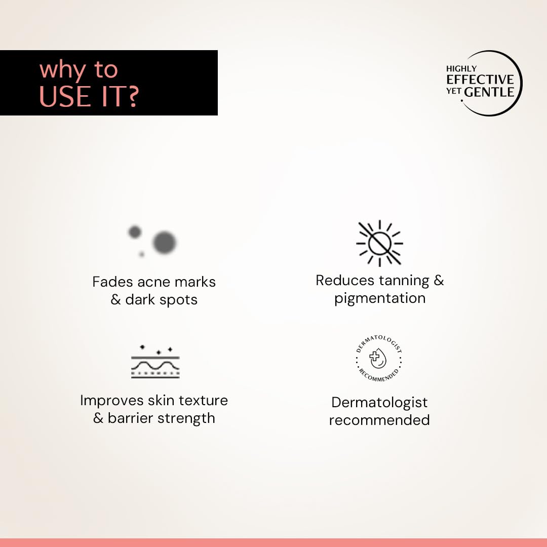 Product packaging with text and icons highlighting benefits on a light background