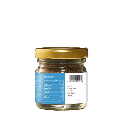 Pure & Sure Organic Vanilla Powder 10G | 100% Naturally Processed & Rich in Flavor, Aroma & Taste | Enhancer for Baking and Cooking | No Additives & Preservatives