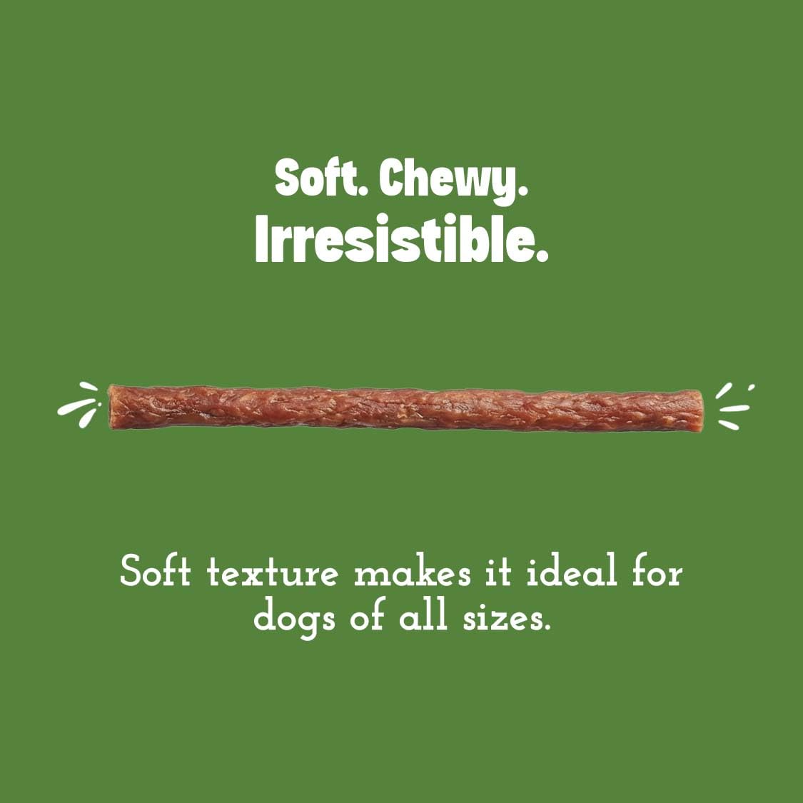 PETS EMPIRE BARKBITES Chicken & Spinach Dog Chew Sticks | Healthy Grain-Free Dog Treats | High Protein + Fiber Rich Training Snacks | Soft Chews for Puppies & Adult Dogs | 100g