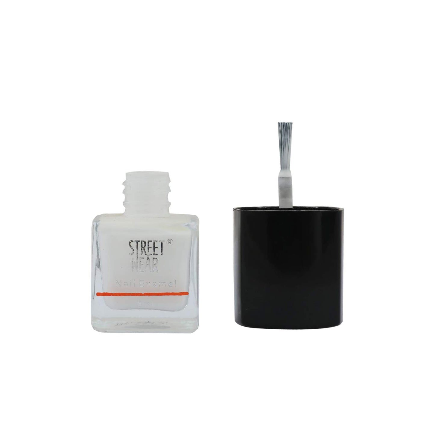 Street Wear Nail Enamel, Angel's White, 8ml