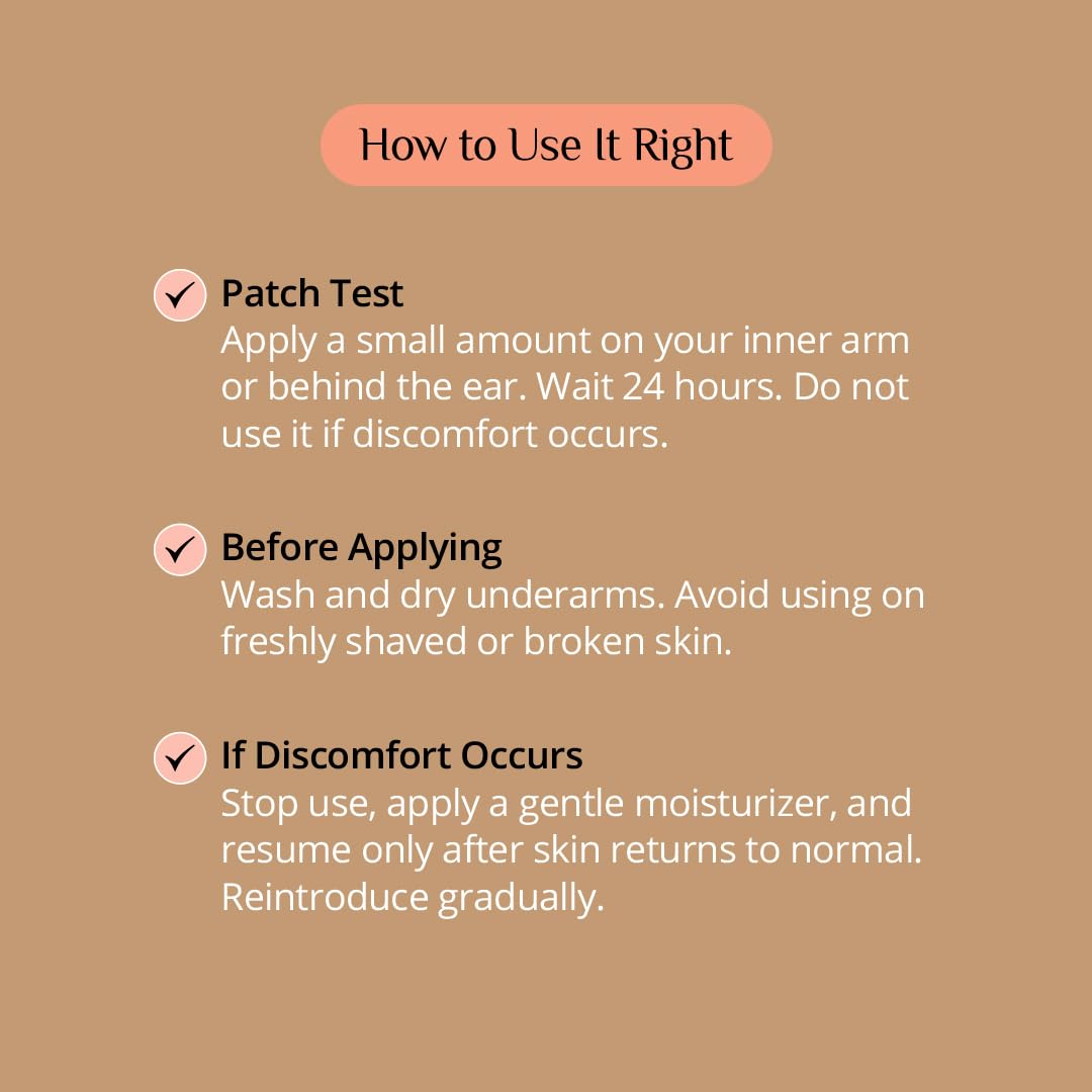 Instructions on how to use a product correctly with a brown background