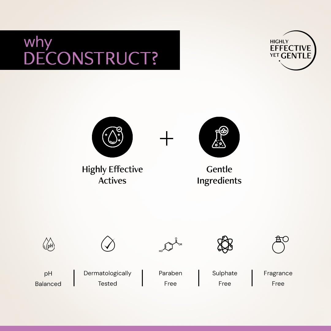 Deconstruct Lip Mask | Collagen And Peptide Lip Sleeping Mask For Dry Lips | For Women And Men | 8Gm,Clear