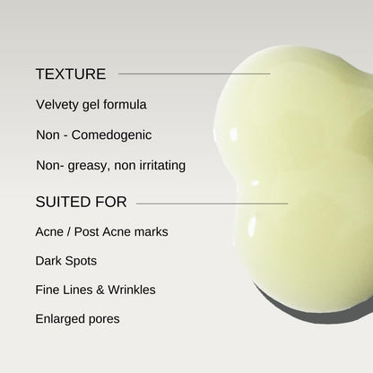 The Formularx 0.1% Retinol + 0.5% Granactive Retinol Gentle Complex Serum With Niacinamide & Bakuchiol | For Acne, Acne Marks, Dark Spots, Wrinkles, & Pores | Anti Aging & Brightening Face Serum | 30G