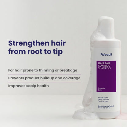 Shampoo bottle with text on a white background
