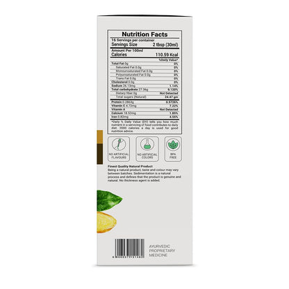 KRISHNA's HERBAL & AYURVEDA Cholesterol Care Juice - 500 Ml | Contains Honey With Apple Cider Ginger Garlic, Sugar Free, Health Drink