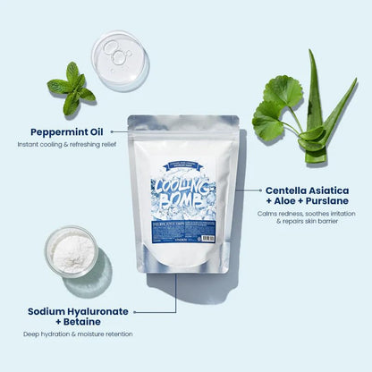 LINDSAY Cooling Bomb Original Modeling Mask (330g) | Up to 12 Uses | Ultra-Refreshing Cooling Mask for Hydration, Soothing & Skin Revitalizing