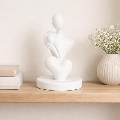 Mother Baby Statue Showpiece Gift,Mother Hugging Baby Figurine,Decor Items, Birthday Gifts Mother's Day, Baby Shower Gifts for Mom to be