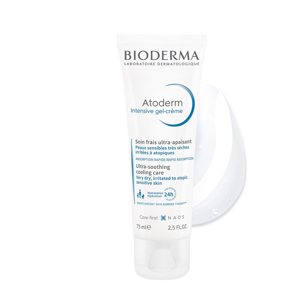 Bioderma Atoderm Intensive gel-creme bottle on a white background